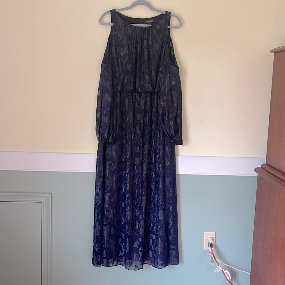 Ralph Lauren Navy Blue Dress Size 18